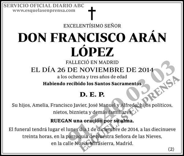 Francisco Arán López